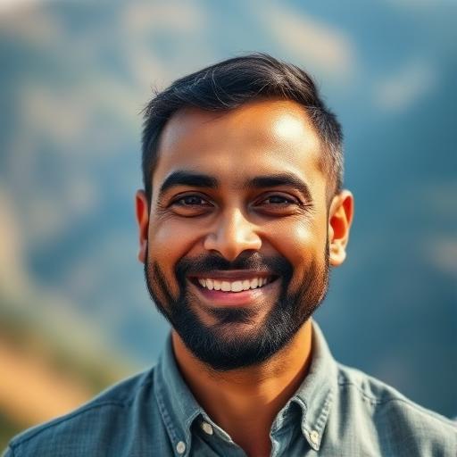 Chris Patel in the driveway of his new home in Lone Tree, Colorado